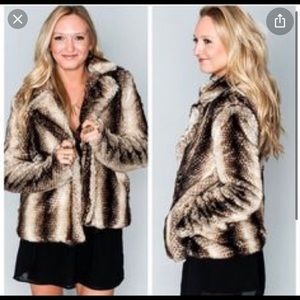 Show Me Your Mumu Fisher Faux Fur Coat